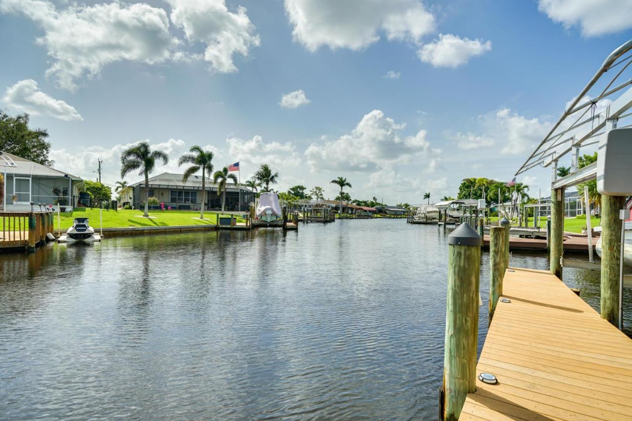 Waterfront Cape Coral Oasis With Boat Dock And Lanai! Villa Exterior photo